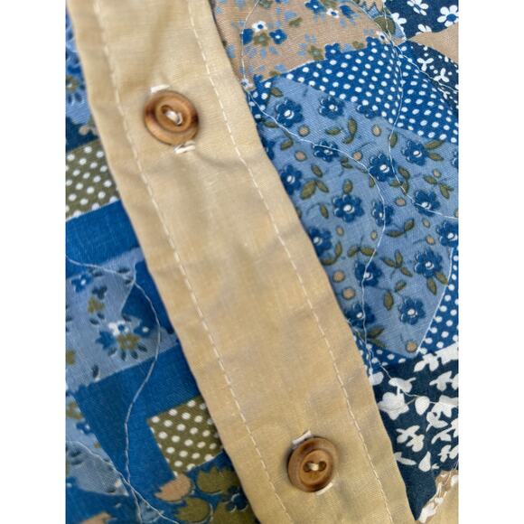 Vintage 70s Alfie's Quilted Patchwork Western Shirt - Picture 3 of 5